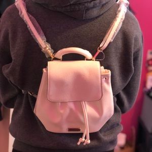 NWT: Victoria secret small white backpack